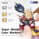 DSPIAE Super Metallic Color Markers - Chrome Sliver