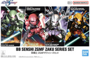 BB Senshi ZGMF Zaku Series Set