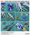 MADWORKS Etching Parts -S70- MGSD XXX-00W0 Wing Gundam Zero EW  + Waterslide Decals