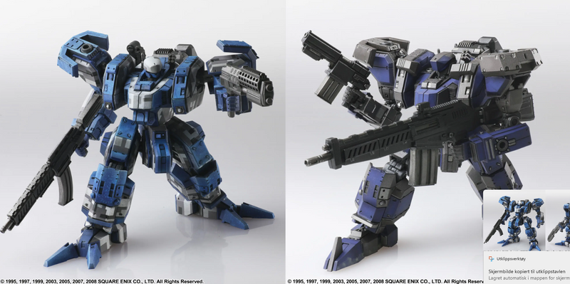 Front Mission Structure Arts Plastic Model Kit 1/72 Series Vol.4 All 4 Types Box