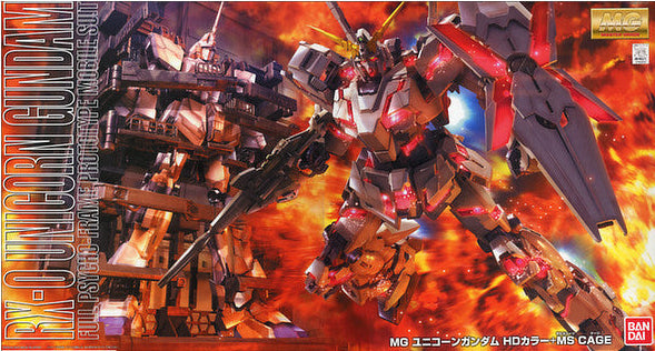 Unicorn Gundam Screen Image Cage Special MG 1/100 Master Grade