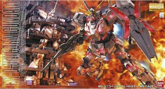 Unicorn Gundam Screen Image Cage Special MG 1/100 Master Grade