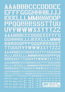 MADWORKS Decal of Letter 1/144 +1/100 (White)