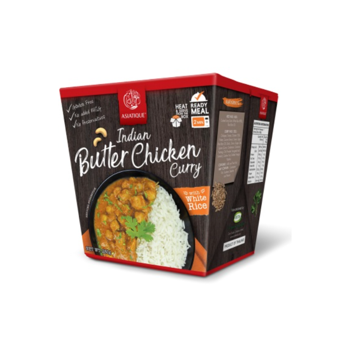 Indian Butter Chicken Curry w/rice (280g)