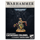 Catachan Colonel – ny Commemorative Series-eske på hvit bakgrunn