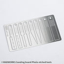 MADWORKS Sanding Board Photo-etched Tool (B)