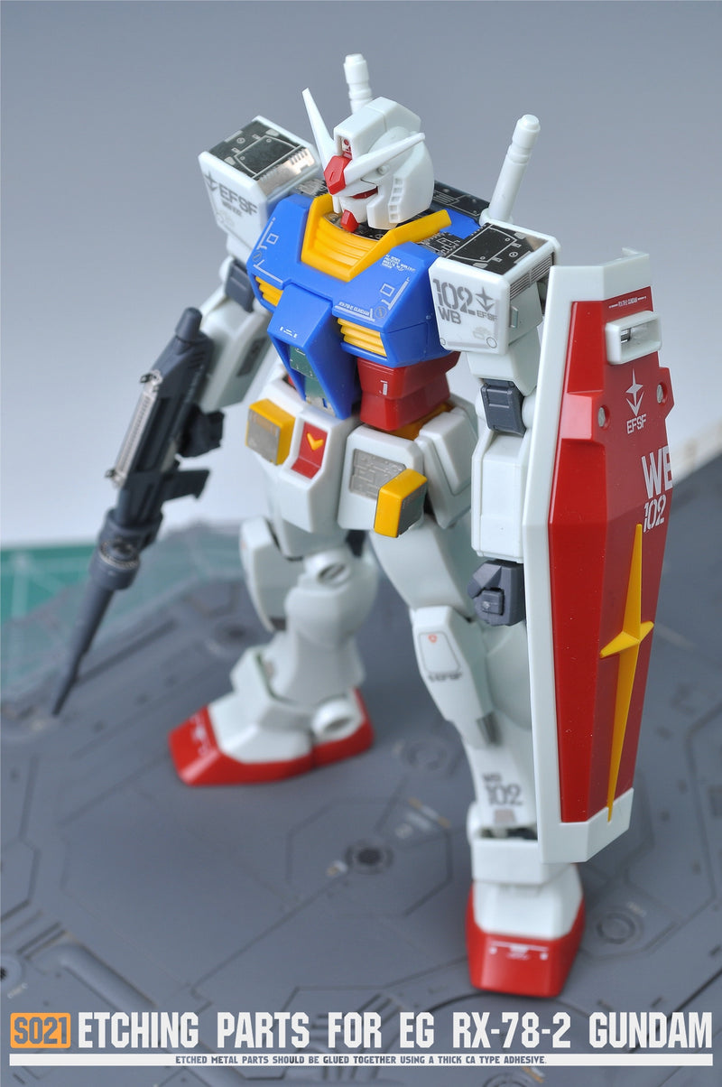 MADWORKS Etching Parts -S21- EG 1/144 RX-78-2 Gundam + Waterslide Decals