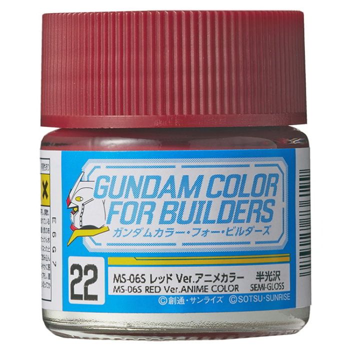 Gundam Color For Builders - MS-06s Red Ver. Anime Color, 10ml