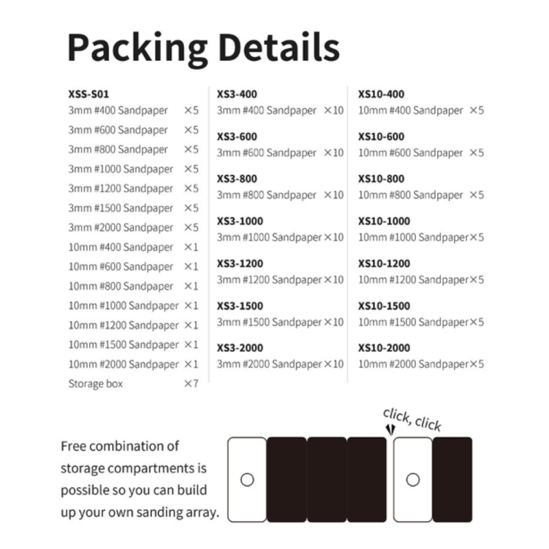 DSPIAE Vigorous Sponge Sandpaper XSS-S01