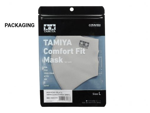Tamiya Comfort Fit Mask - ansiktsmaske Black ( L )