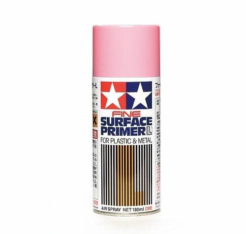 Tamiya Surface Primer for plast og metall (Rosa)