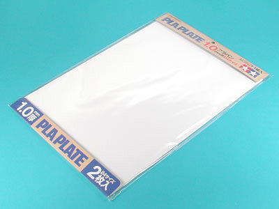 Hvit farge Pla plate 1.0mm B4 (2 skiver)