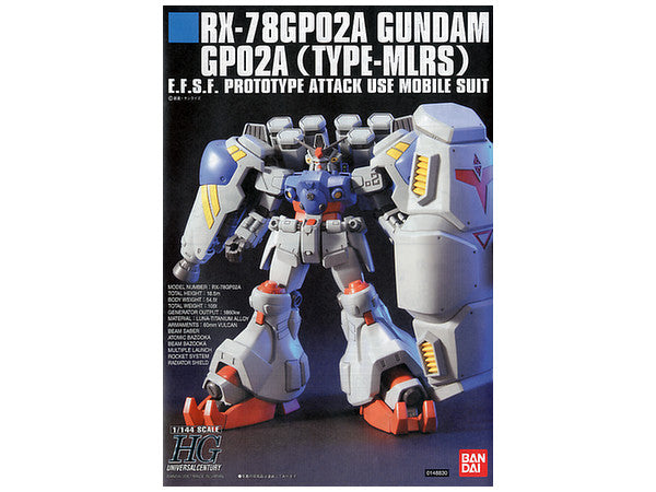 Gundam RX-78GP02A (Type-MLRS) HGUC 1/144 High Grade Gunpla
