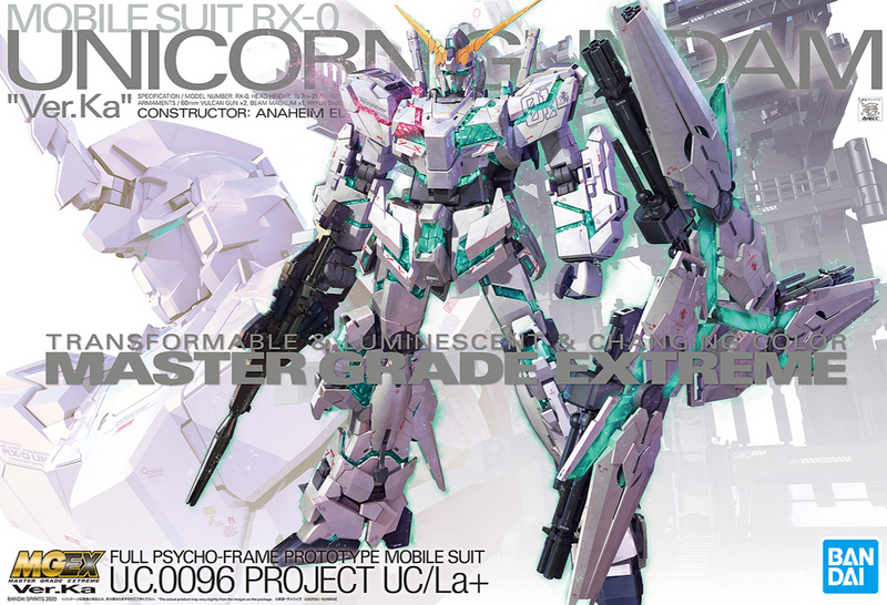 Unicorn Gundam MGEX Ver. Ka 1/100 Master Grade Gunpla