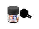 Tamiya Mini X-18 Semi Gloss Black 10ml akrylmaling