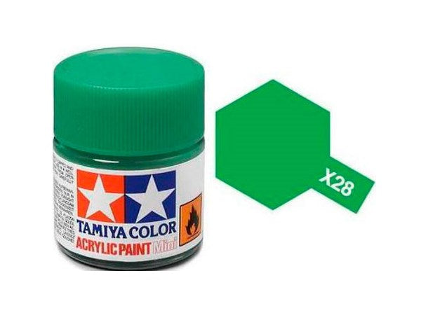 Tamiya Mini X-28 Park Green 10ml akrylmaling