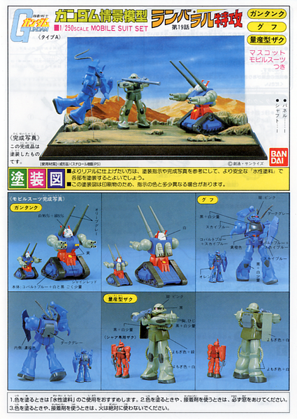 Gundam Diorama Type A 1/250 Diorama by Bandai