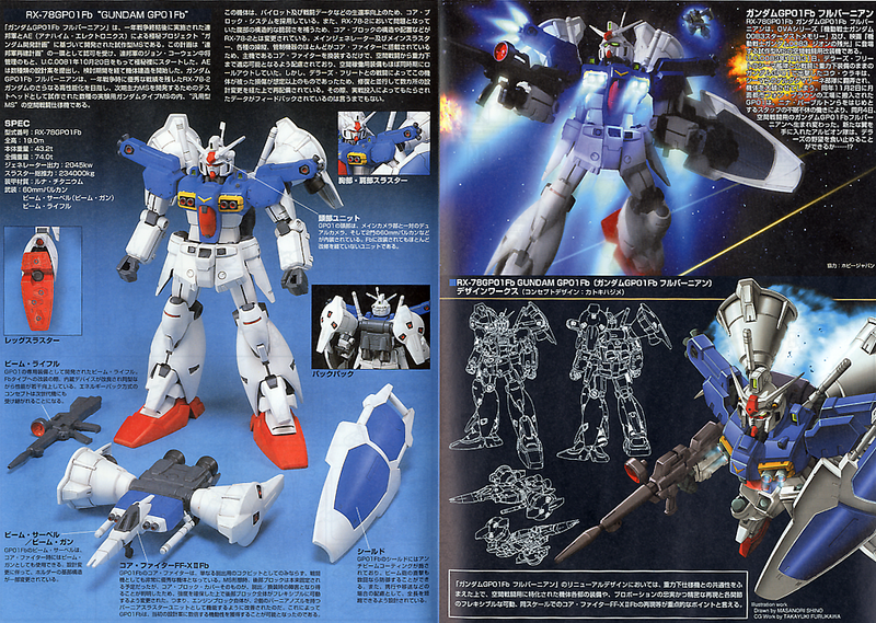 Gundam GP01Fb HGUC 1/144 High Grade gunpla