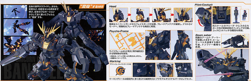RX-0 Unicorn Gundam 02 Banshee MG 1/100 Master Grade Gunpla