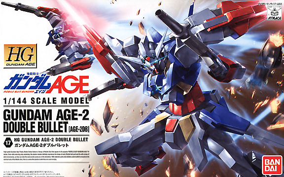 Gundam AGE-2 Double Bullet (AGE-2DB) HG 1/144 Front Cover