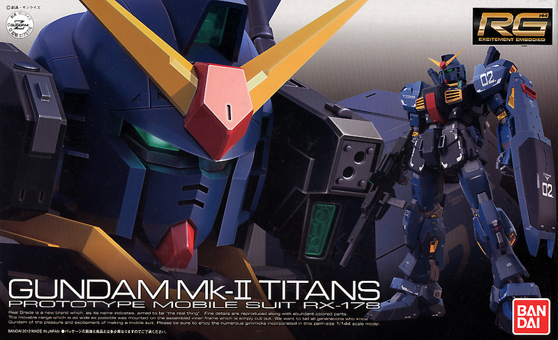 Rx-178 Gundam MK-II Titans RG 1/144 Real Grade Gunpla