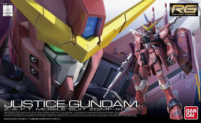 Justice Gundam ZGMF-X09A RG 1/144 Real Grade Gunpla