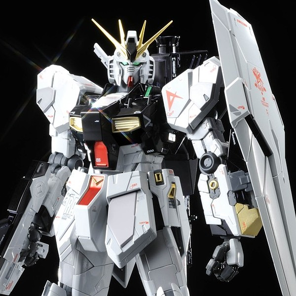 Gundam Nu Ver Ka. Titanium Finish MG 1/100 Master Grade Gunpla