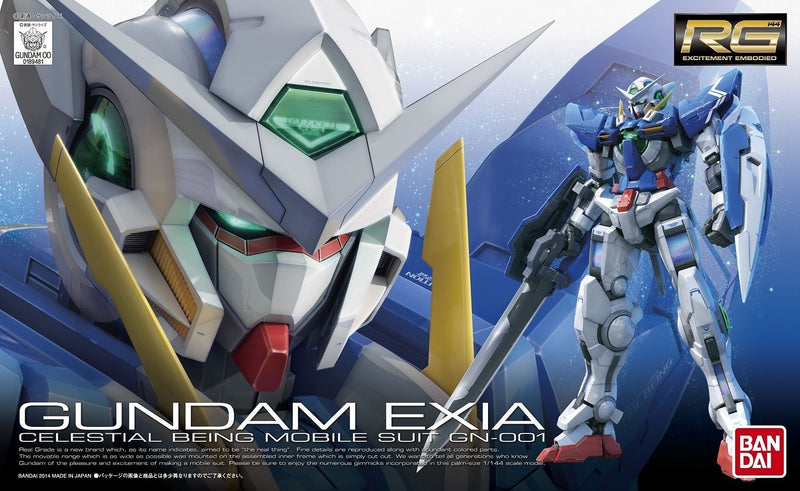 Gundam Exia GN-001 RG 1/144 Front Cover