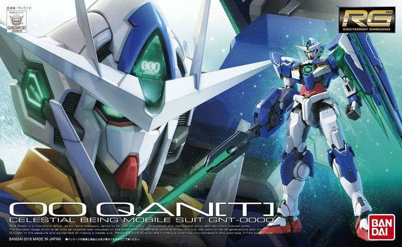 Gundam GN-0000 00 QAN[T] RG 1/144 Front Cover