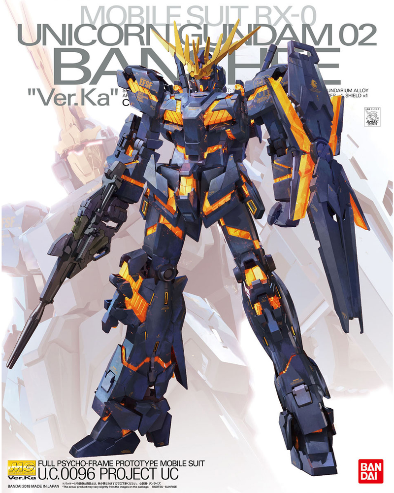 Unicorn Gundam 02 Banshee Ver. Ka MG 1/100 Master Grade Gunpla