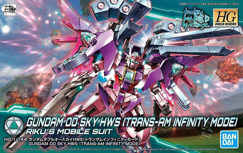 Gundam 00 SKY HWS (Trans-AM Infinity Mode) HGBD 1/144 Front Cover