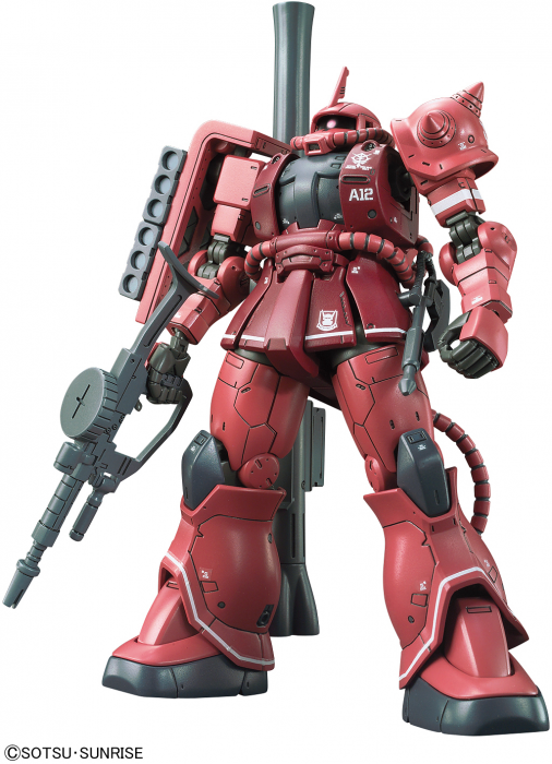 High Grade MS-06S Zaku II Principality of Zeon Char Aznable's Mobile Suit Red Comet Ver. 1/144