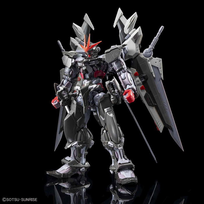 Master Grade Hi- Resolution Model Gundam Astray Noir 1/100 (FRONT)