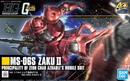Char's Zaku II HGUC 1/144 High grade gunpla