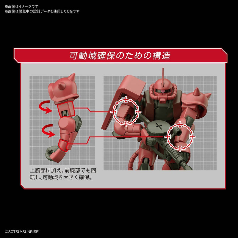 Char's Zaku II HGUC 1/144 High grade gunpla