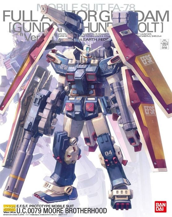 Master Grade Full Armor Gundam Ver.Ka (Gundam Thunderbolt Ver.) 1/100 (COVER)