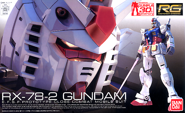 RX-78-2 Gundam RG 1/144 Real Grade Gunpla