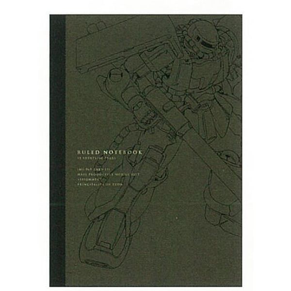 Gundam Stationery Notatbok - MS-06F Zaku II (B5)