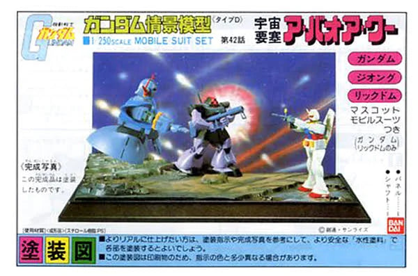 Gundam Diorama Type D 1/250 Diorama by Bandai