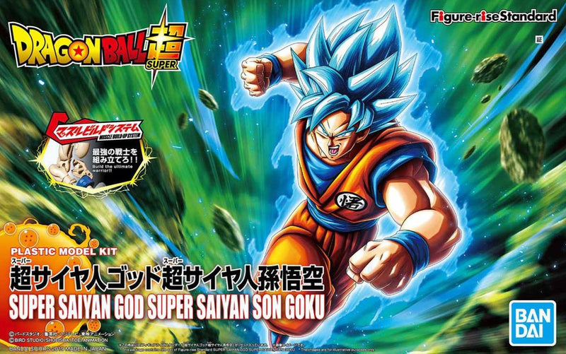 Super Saiyan God Super Saiyan Son Goku Figure-rise Standard (Fornyelse Ver.)
