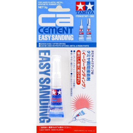 Tamiya CA Cement - Easy Sanding